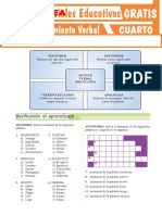 Actividades de Analogías para Cuarto Grado de Secundaria