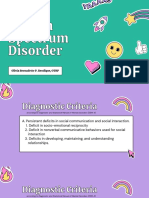 Autism Spectrum Disorder