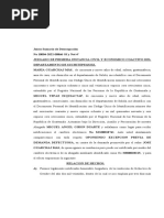 Excepcion Previa de Demanda Defectuosa Caso Miguel Tepaz y Maria Guarchaj