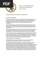 Actitudes Del Demandado Que Puede Asumir Al Ser Llamado A Juicio