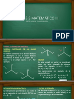 AMIII - Pizarra 1 - Vectores, Planos, Superficies Cuadricas