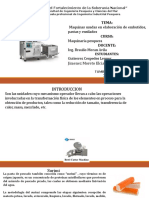 Maquinarias Utilizadas en Elaboración de Embutidos, Pastas y Ensilados