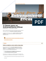 7 Claves Entrenamiento Eficaz - HSN Blog