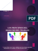 Clase 3-Los Principios Del Derecho Del Trabajo