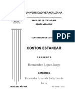 Trabajo Costos Estandar