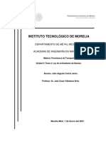 Unidad 3, Tarea 4. Ley de Enfriamiento de Newton.