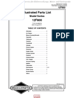 B&S Teileliste - 12F800 - 12F809