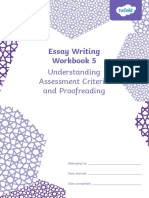 Essay Writing Skills Workbook 5 Understanding Assessment Criteria and Proofreading