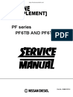 Nissan Engine PF-series (PF6TB and PF6TC) Service Manual