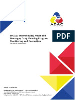 BADAC Functionality Audit and BDCP Monitoring and Evaluation Technical Guide Notes 1 1