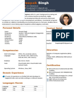 Deepak Singh Upated Resume