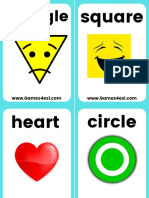 Shapes Flashcards 1