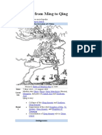 Transition From Ming To Qing