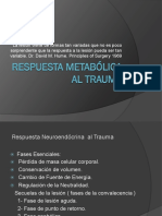 1 y 2. Respuesta Metabólica Al Trauma