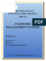 Password Management