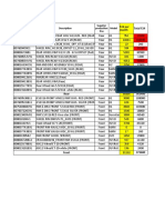 Part Number Description Model Supplier Production Line: Total F24 F24 Per Month