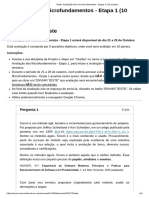 Teste - Avaliação Dos Microfundamentos - Etapa 1 (10 Pontos)