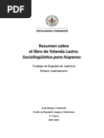 Resumen Sobre El Libro de Yolanda Lastra