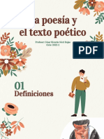 La Poesía y El Texto Poético