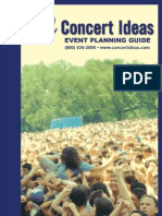 Concert Ideas Event Planning Guide 2009-10