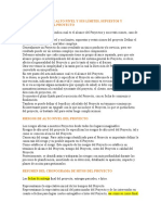 La Descripción de Alto Nivel Y Sus Límites, Supuestos Y Restricciones Del Proyecto