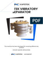 Kapotek-Vib Separator Wet Process