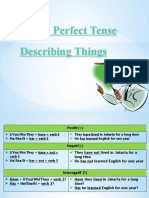 Present Perfect Tense PPL