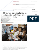 10 Claves para Implantar La Educación en STEAM en El Aula