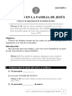 Crecemos en La Familia de Jesús