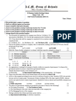 XI Business Studies 2022-23 - Marking Scheme