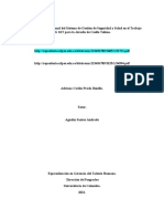 Diagnostico Del SG SST Alcaldia de Coello Tolima.