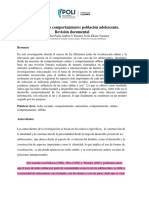 Redes Sociales y Comportamiento de La Poblacion Adolescente