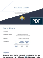 Introducción Estadística Aplicada