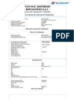 Ficha Ruc Una Tras Ser Constituida