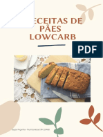 7 Receitas de Paes Lowcarb