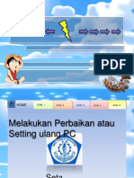 Melakukan Perbaikan Atau Setting Ulang PC