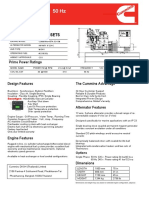 4BTA3.9-GM Genset Specification