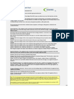 ASHE Risk Assessment Tool