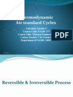 Thermodynamic Air Standard Cycle