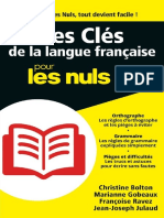 Les Cles de La Langue Francaise Pour Les Nuls Grand Format Christine BOLTON Marianne GOBEAUX Etc. Z