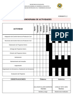 Cronograma Actividades