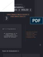 Acoplamiento y Cohesión en El Software