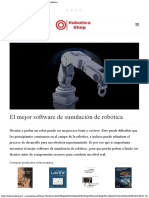 Mejor Software de Simulación de Robótica - Tienda de Robótica