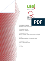 Ensayo. Relación Entre Comunicación y Psicología