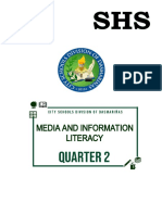 Module in MEDIA AND INFORMATION LITERACY Quarter 2