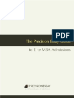 The Precision Essay - MBA Guide - Preview