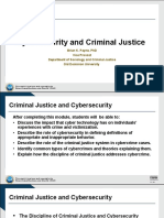 C Criminal Justice and Cybersecurity Module 6 1