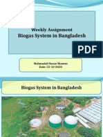 Presentation On Biogas System in Bangladesh