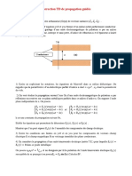 TD Propagation Guidée Correction