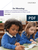 Reading For Meaning